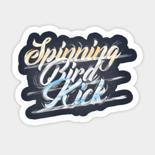 Spinning Bird Kick Sticker